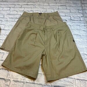 Parker uniform shorts set of 2 size 36 waist Khaki shorts